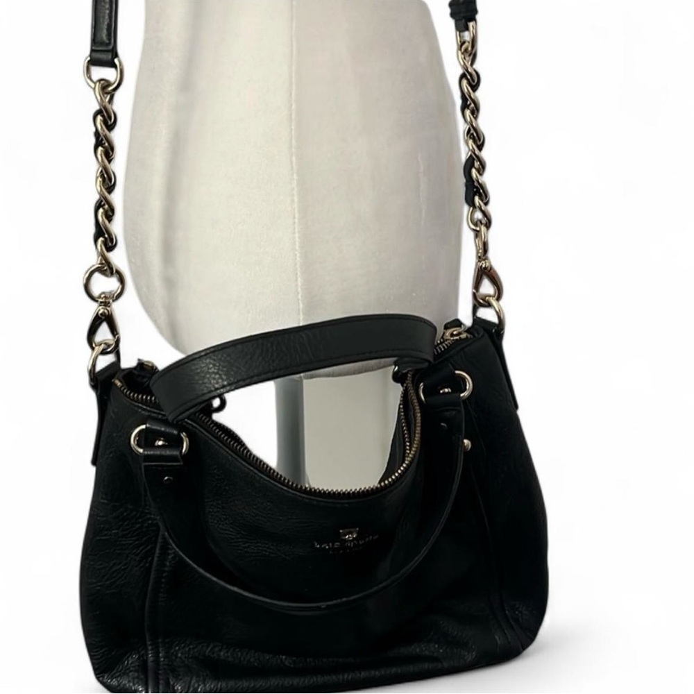 Kate Spade black and gold crossbody purse - Picture 4 of 8